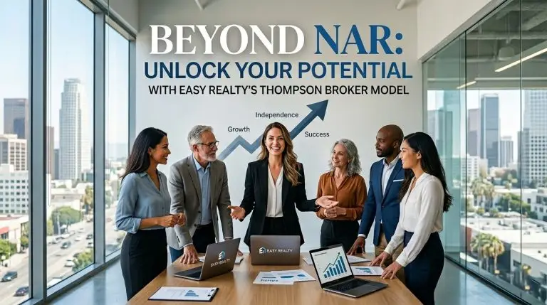 Beyond NAR: Unlock Your Potential with Easy Realty's Thompson Broker Model