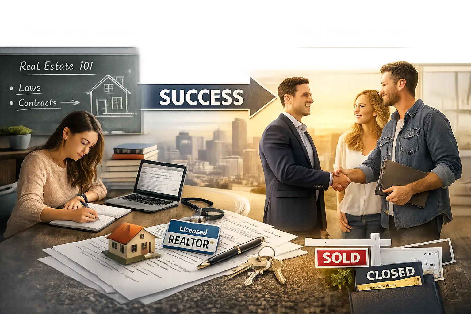 Real Estate School to Real Estate Success
