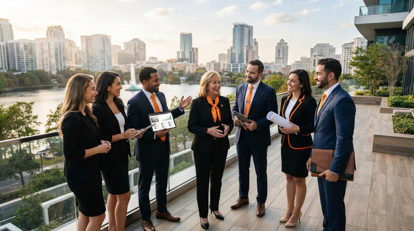 Best real estate brokerage for teams in Orlando with Easy Realty team support and 100% commission
