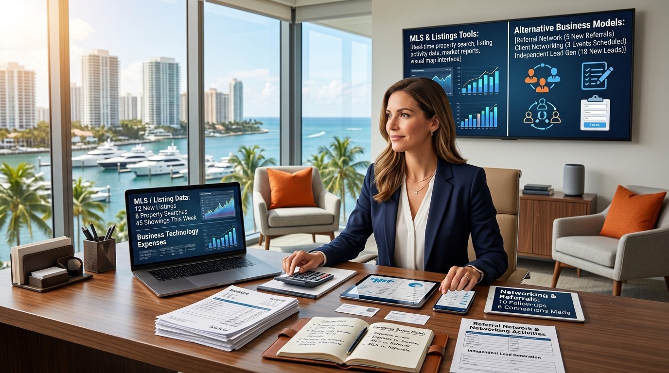 Florida real estate agent evaluating whether MLS membership is necessary for their business model.